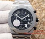 Swiss Fake Audemars Piguet Royal Oak Offshore Stainless Steel Black Watch